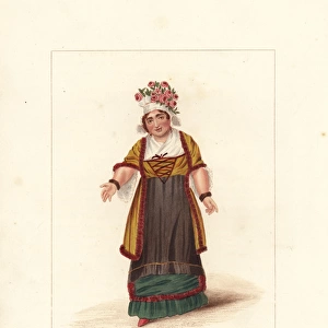 Maria Bland in Monsieur Tonson, 1822