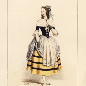 Marie Julie Pitron as Mariette in Le Chamboran, 1844