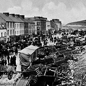 Market day in Bantry, County Cork, Ireland
