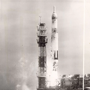 Martin SM-68 Titan ICBM shortly after launch