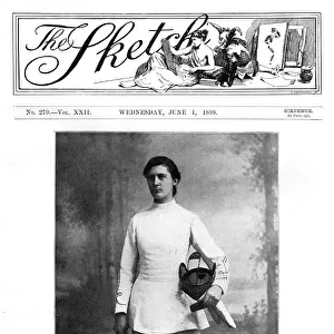 May Toupie Lowther, tennis player and fencer