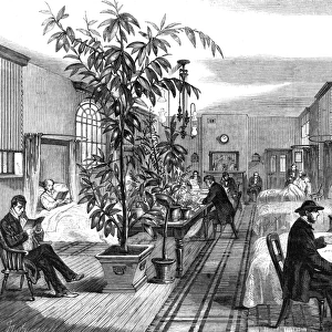 The mens ward at Bethlehem Hospital, 1861