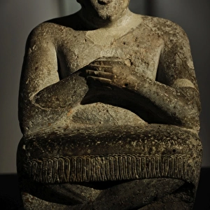 Mesopotamian Art. Sumerian ruler. Ny Carlsberg Glyptotek. De