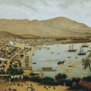 Mexico (19th c. ). Bay of Acapulco. Costumbrism