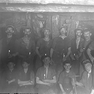 Miners at Baldwins Level, Pontypool, South Wales