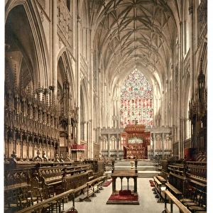 Minster, choir east, York, England