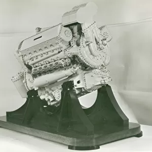 Model Napier Deltic engine