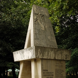 Montenegro. Risan. Communist Monument