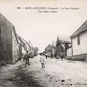 Morlancourt (Somme), France - The Main Square