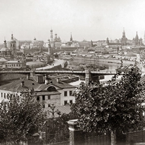 Moscow skyline, Russia, circa 1890