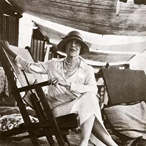 Mrs Cole Porter at the Venice Lido