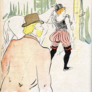 Mrs Lorna Barrison - English equestrienne - Toulouse-Lautrec