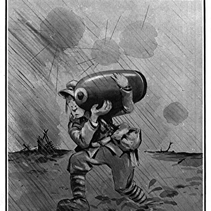 Through Mud to Victory by Bruce Bairnsfather, WW1 cartoon