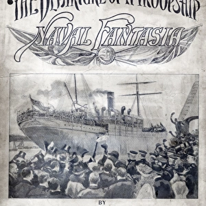 Music cover, The Departure of a Troopship, Naval Fantasia