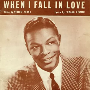 Music cover, When I Fall in Love, Nat King Cole