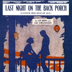 Music cover, Last Night on the Back Porch