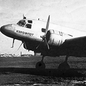 A N Tupolev ANT-35 (forward view, parked)