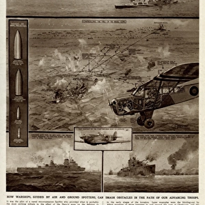 Naval support for armies in Normandy by G. H. Davis