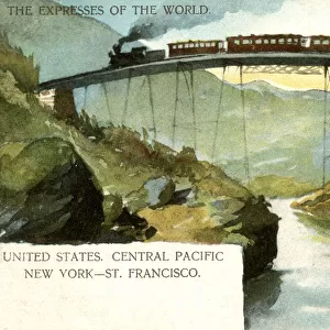 New York to San Francisco, Central Pacific railroad