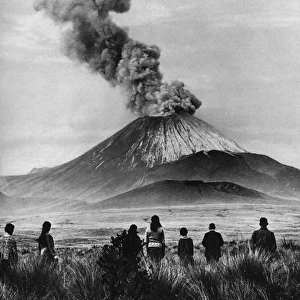 Ngauruhoe volcano, New Zealand, 1931