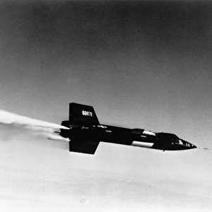 North American X-15 56-6671 in flight
