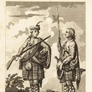 An Officer and Serjeant of a Highland Regiment, 17th century