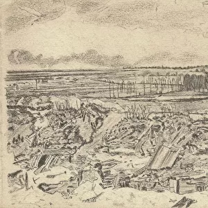 The Old German Front Line, Arras, by WHD Arthur, WW1