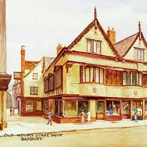 Old Houses and Cake Shop, Banbury, Oxfordshire