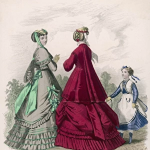 Pannier Skirts of 1868