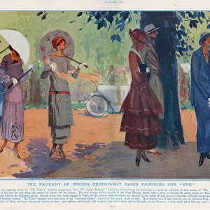 Paris Fashions, 1924 by drawn by Peroud