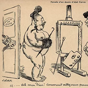 Parody of A Drawing by Abel Faivre