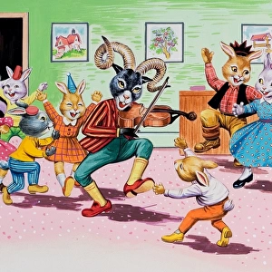 A party at Brer Rabbits House