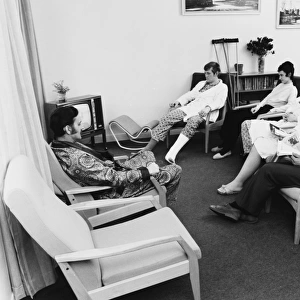 Patients relaxing at the Medical Centre, Hendon