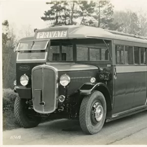 Peoples private coach, 26 seater Thornycroft coach