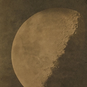 Phase of the moon taken March 1851