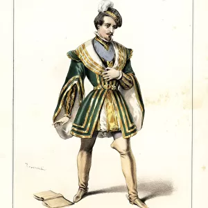 Philibert Rouviere as King Charles IX in La