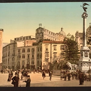 Piazza of Martiri (i. e. Piazza dei Martiri), Naples, Italy
