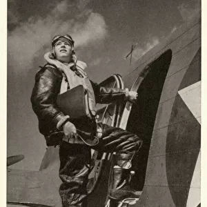 Pilot of a Consolidated B-24 US Army Airforce Bomber