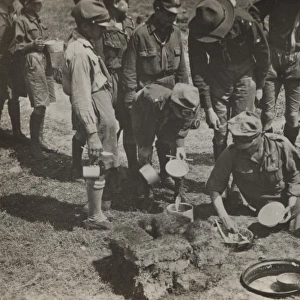 Polish Scouts cooking