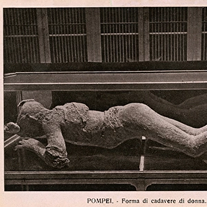 Pompeii - Italy - Body of a Woman