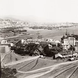 Port at Genoa, Genova, Italy