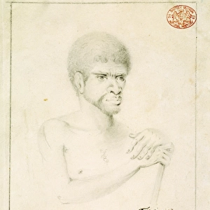 Portrait of an Aboriginal man named Colebee