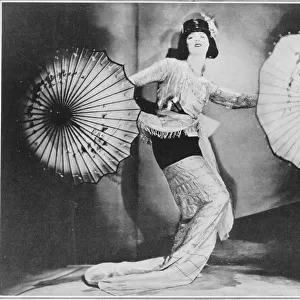 A portrait of the American dancer Ruth St Denis, 1929