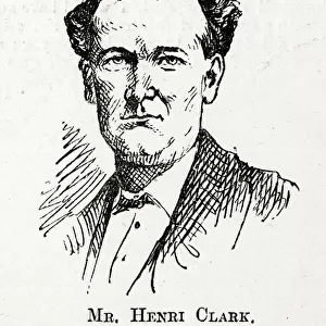 Portrait, Henri Clark, singer