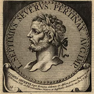 Portrait of Roman Emperor Septimius Severus