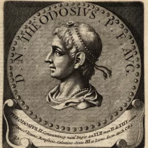 Portrait of Roman Emperor Theodosius II