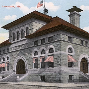 Post Office, Lewiston, Maine, USA