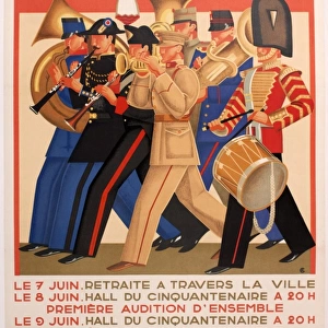 Poster advertising International Festival, Brussels