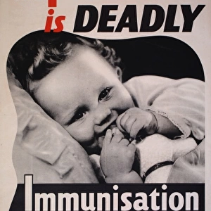Poster: Diphtheria is Deadly, Immunisation Protects