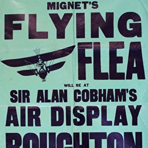 Poster, Mignets Flying Flea Air Display, Boughton